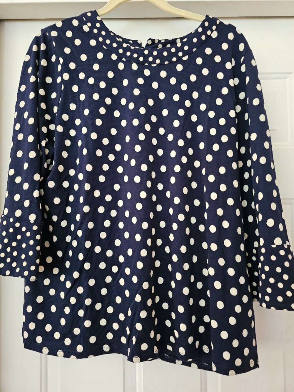 Boden Polka dot Knit Blouse